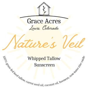 Natures Veil Tallow Sun Protection