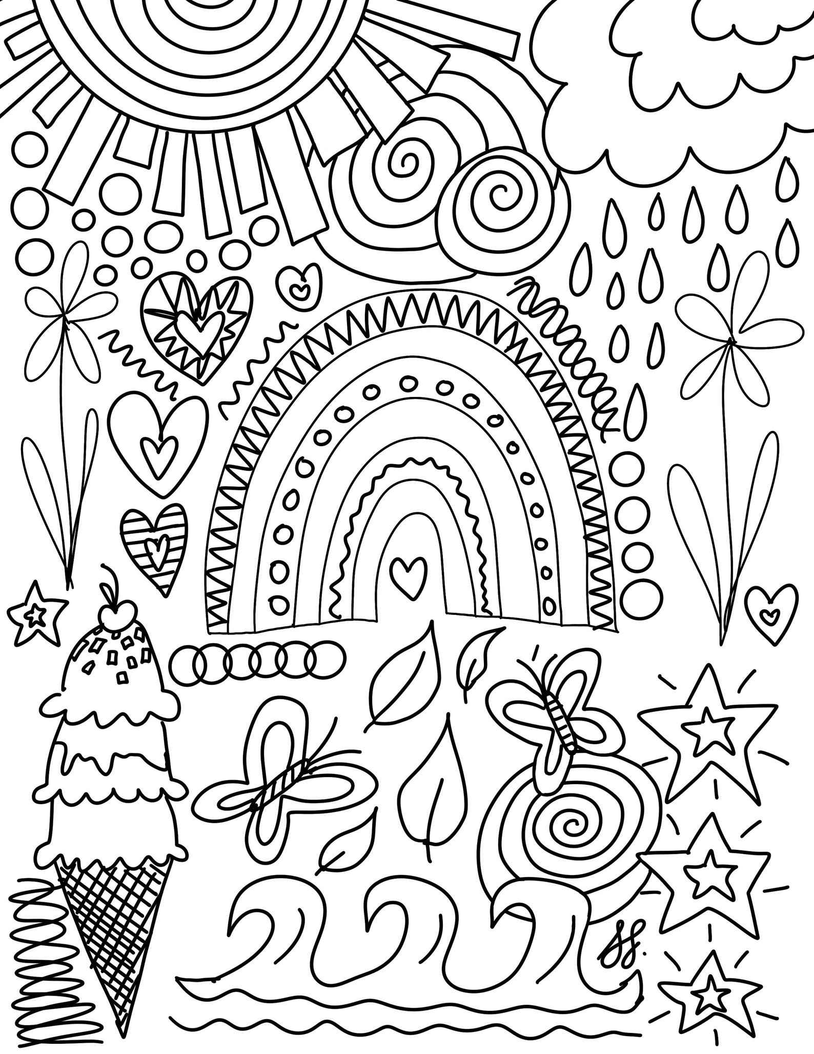 Spring 2x3 Ft Coloring Page - Etsy