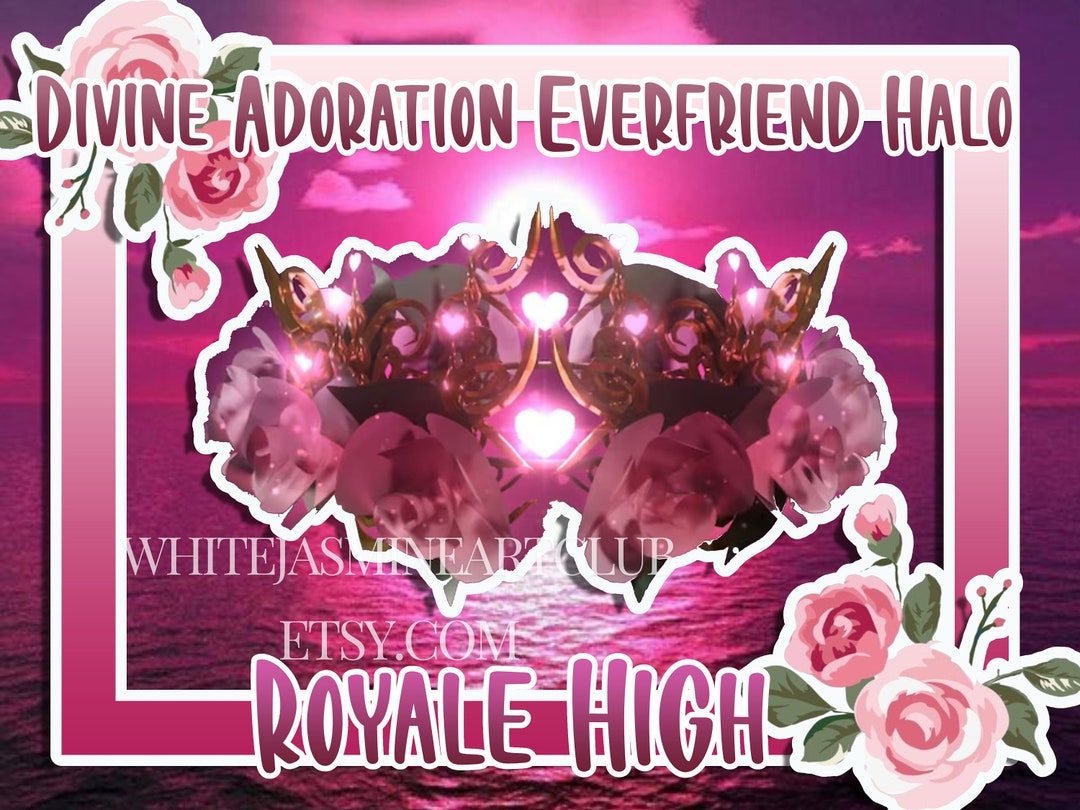 Divine Adoration Everfriend Halo 2024 Royale High Best Price Notexploited Etsy
