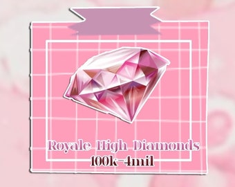 Royale Hohe Diamanten | Beste und billigste Preis! | Nicht ausgebeutet | Schnelle Lieferung