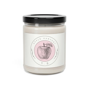 Appel oogst geurende soja kaars, 9oz