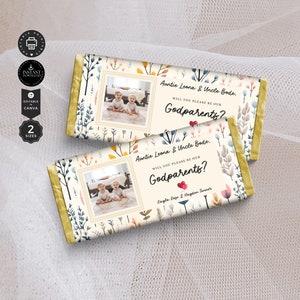 Plantilla de envoltura de chocolate, propuesta de matrimonio, minimalista, clásica y moderna, para envolver chocolates, editable, Canva, 5 x 7 pulgadas, para boda, imprimible, GP13
