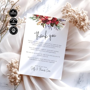 Tarjeta de agradecimiento para la renovación de votos matrimoniales por el décimo aniversario, editable, color blanco, "Todavía lo hago", descarga instantánea, imprimible, plantilla, Canva, 5 x 7 pulgadas, VR44