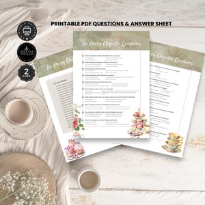 Tea Party Etiquette Question & Answer, High Tea Manners, Trivia, Tea ...