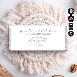 Plantilla de envoltura de chocolate, propuesta de matrimonio, minimalista, clásica y moderna, para envolver chocolates, editable, Canva, 5 x 7 pulgadas, para boda, imprimible, GP08