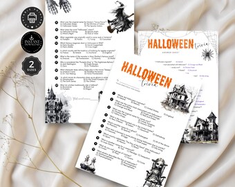 Halloween Trivia Quiz: Spooky Party Game (PDF Download), TR08