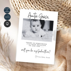 Godparent Invite - Etsy Singapore Godparent Invite - Etsy Singapore