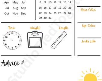 Baby Shower Predictions Here Comes The Son Template