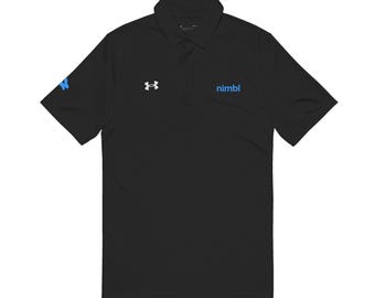 Nimbl Blue Logo Embroidered Polo Shirt | Polo