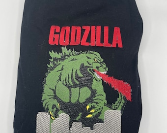 Digital Godzilla Embroidery file