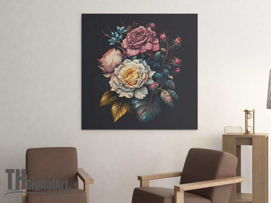 Rose Wall Art,roses Wall Art,modern Home Decor,printable Wall Art