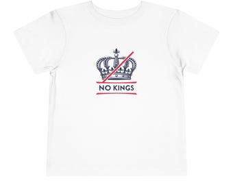 No Kings småbarnströja: Rolig barntröja med krondesign