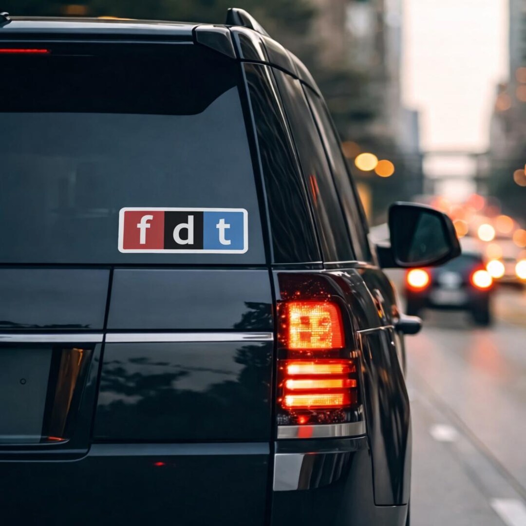 NPR Parody FDT Bumper Sticker | for Vehicles & Anywhere Else | Foxtrot ...