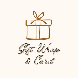 Gift Wrapping Upgrade with Personalized Card