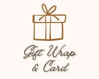 Gift Wrapping Upgrade with Personalized Card
