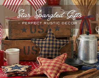 Patriotic Gift Pot Holder Americana Kitchen Accessory Heat Pad Table Protector Star Quilted Trivet Counter Protection Decorative Hot pad red