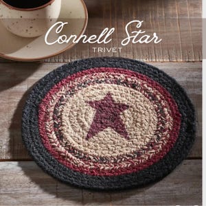 Country Kitchen potholder Patchwork Design rustic Star Quilted Heat Pad Protection Farmhouse Cooking Cotton Potholder Set Housewarming Gift Trivets - 2pk