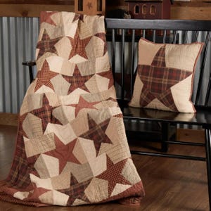 Country Kitchen potholder Patchwork Design rustic Star Quilted Heat Pad Protection Farmhouse Cooking Cotton Potholder Set Housewarming Gift Quilted ThrowBlanket