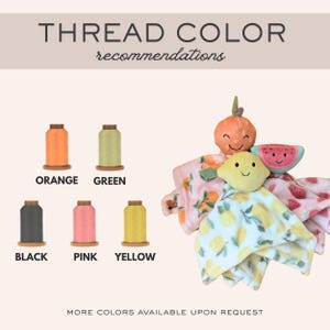 Idea regalo per bambina Lemon, coperta personalizzata, giocattolo di sicurezza, peluche Minky, morbido e confortevole, con nome personalizzato ricamato, regalo per baby shower estivo immagine 5