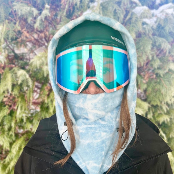 Over Helmet Ski Hood Etsy