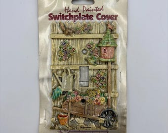 Novelty Garden Theme Light Switch Cover Plate By Spoontiques New Cottagecore