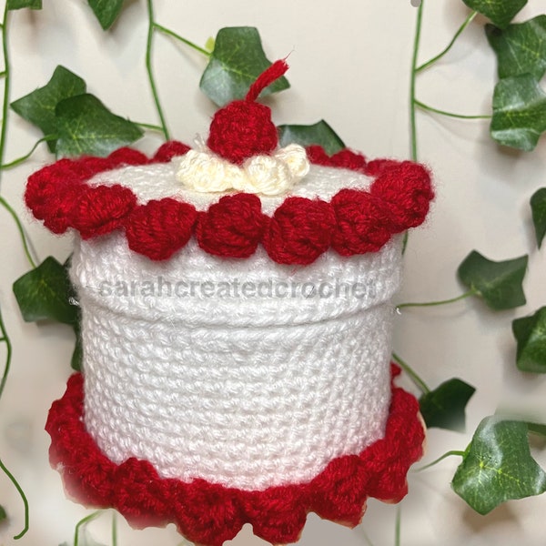 PATTERN: Crochet Cake Box- PDF crochet pattern