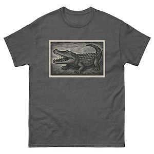 Crocodile Etching - Unisex classic tee