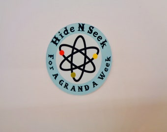 Grappige reflecterende sticker veiligheidshelm: cadeausticker nieuwigheid prop