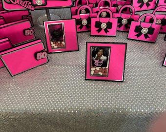 Custom TicTac Pyramid Party Favors: Personalized Treat Boxes (Set of 12)