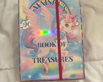 Personalized Birthday Book Box | Keepsake Story Box | Custom Invitations & Gift | Unique Party Favor | Memory Box for Her or Him