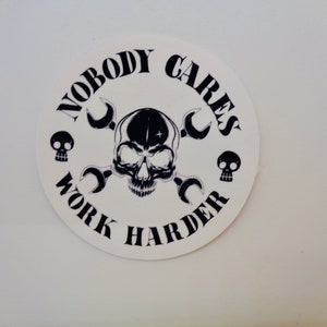Funny Hard Hat Decal: Reflective Novelty Gag Gift Sticker
