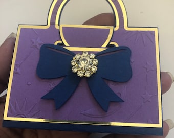 Chapstick Gift Bag Purse: Custom Party Favor with Lip Balm