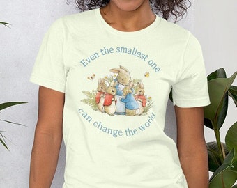 Womens Bunny Shirt, Beatrix Potter Shirt, Peter Rabbit Shirt, Easter Teacher Shirt, Teacher Easter Shirt