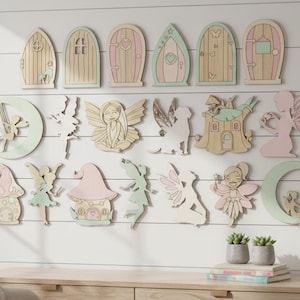 Fairy & Gnome Homes SVG | Lasergesneden bestanden (digitale download)