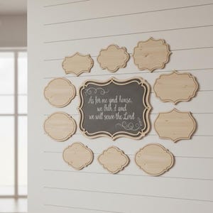 45 Whimsical Blank Signs SVG Cut Files | Plaque Laser Files (Digital Download)