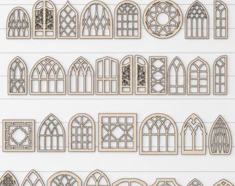 Farmhouse Window Panes SVG | Rustic Frame Cut File (Digital Download)