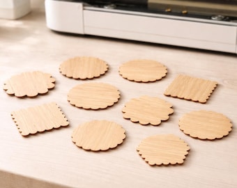42 Scallop Blank Signs SVG Cut Files | Plaque Laser Files (Digital Download)