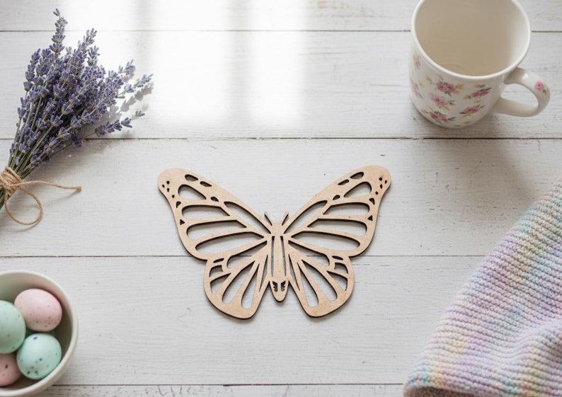 Butterfly Garden Decor SVG, Laser Cut File, Glowforge Ready (Digital Download) image 1