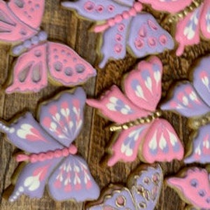 12 Butterfly Cookies ( Individual Wrapped )