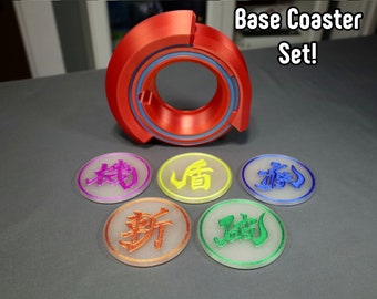 3D Printed: Monado Themed Coaster Set