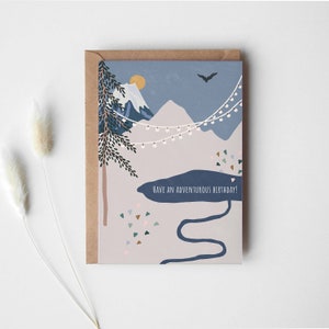 Carte d'anniversaire Anniversaire aventureux