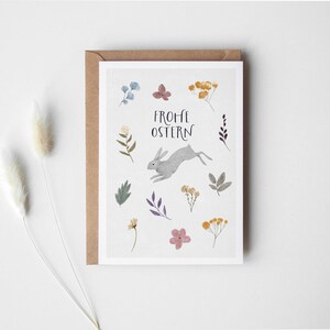 Carte Joyeux Lapin de Pâques