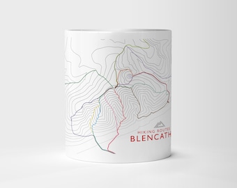 Blencathra Hiking Routes Lake District Mug