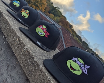 Retro Cartoon Turtles Hat