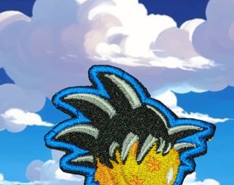 Sayain Dragon Ball Anime Goku iron on patch