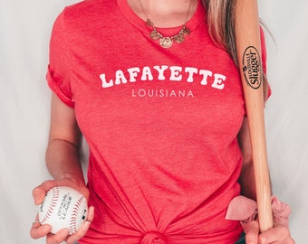 Lafayette Louisiana T-Shirt, Cajun Pride Tee, Unisex Jersey