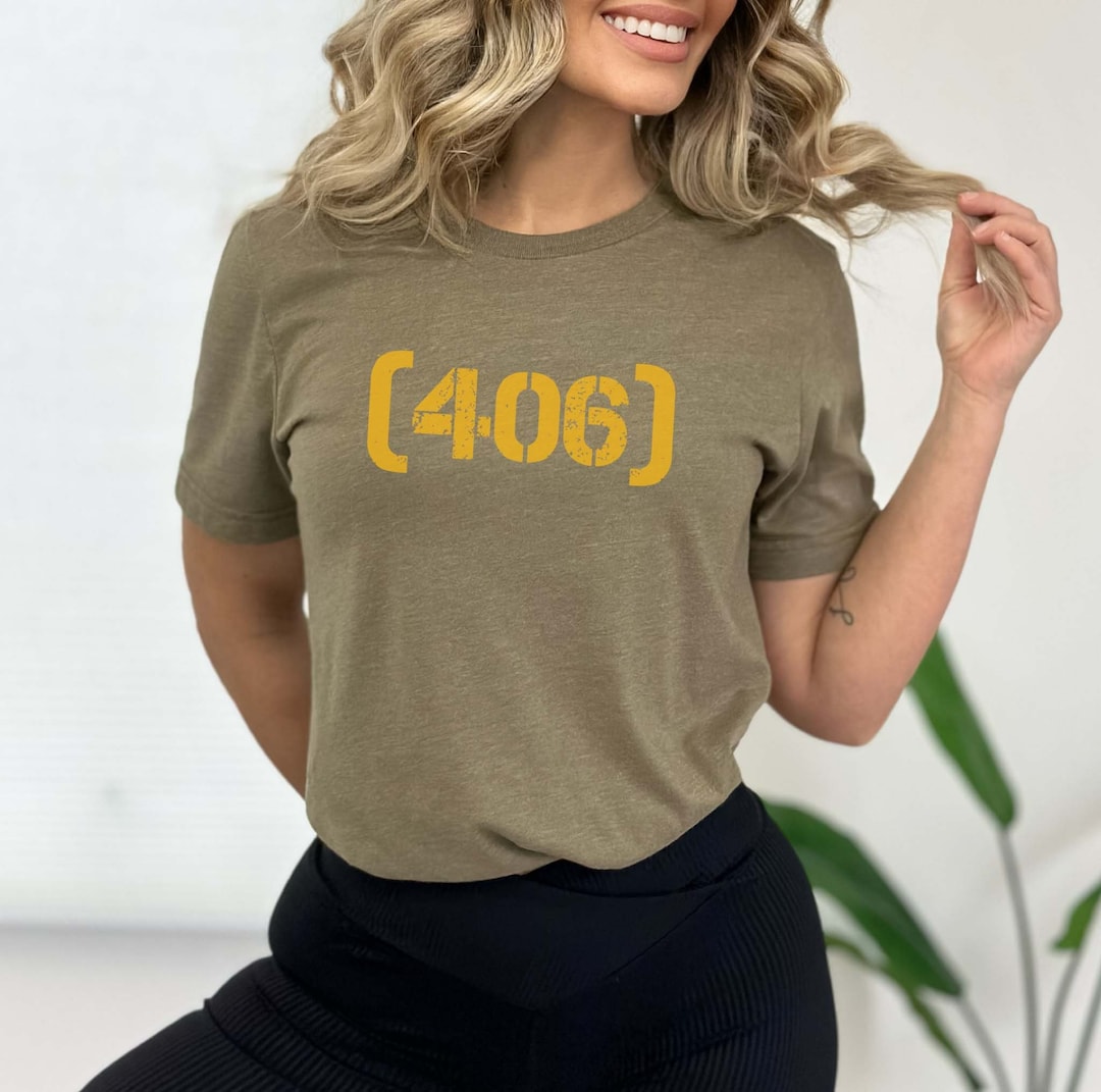 406 Area Code Montana T-shirt, Retro Big Sky Country Tee - Etsy