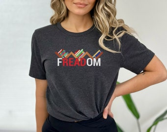 Freedom to Read T-Shirt, Banned Books, Librarian Gift