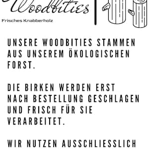 WoodBitie ClassicEdition frisches Knabberholz aus Birke Bild 3