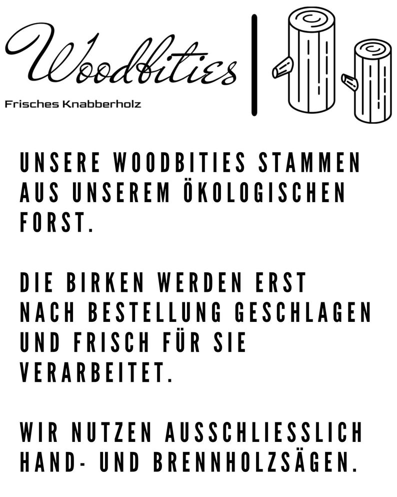 WoodBitie ClassicEdition frisches Knabberholz aus Birke Bild 3